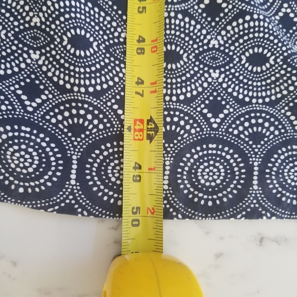 Gap NWT Blue and White Maxi Dress w/ Elastic Top - Picture 12 of 12